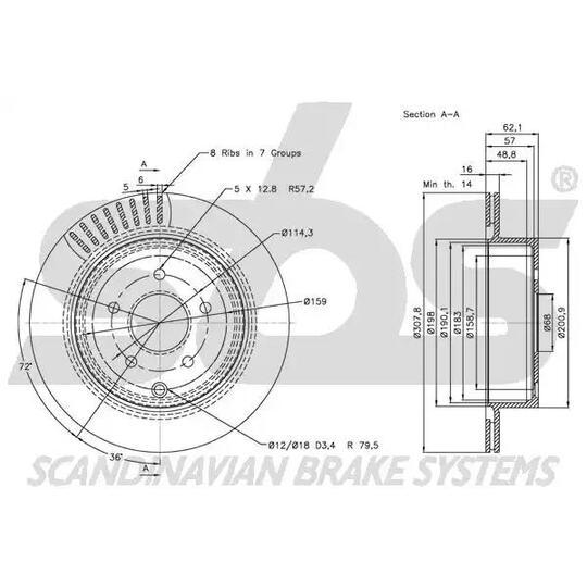 1815202271 - Bromsskiva 