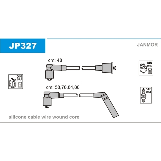 JP327 - Ignition Cable Kit 
