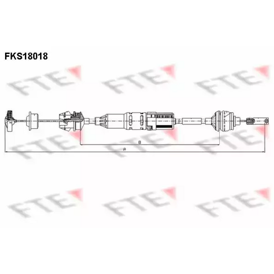 FKS18018 - Clutch Cable 