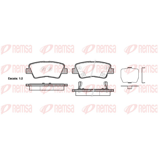 1362.02 - Brake Pad Set, disc brake 