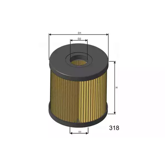 F119 - Fuel filter 