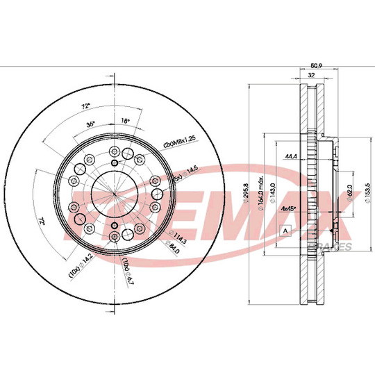 BD-2611 - Brake Disc 