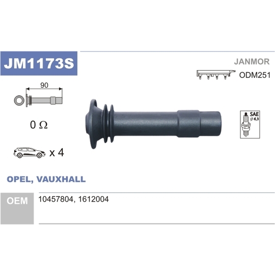JM1173S - Pistik, Süütepool 