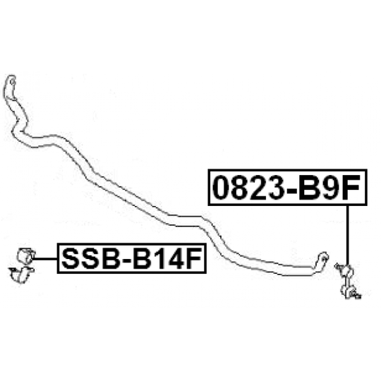 0823-B9F - Stabilisaator, Stabilisaator 