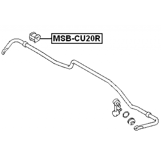 MSB-CU20R - Stabiliser Mounting 