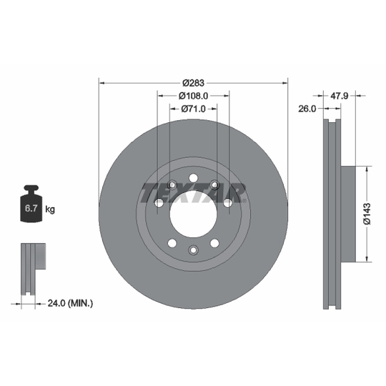 92267903 - Brake Disc 