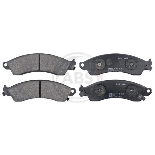 38412 - Brake Pad Set, disc brake 