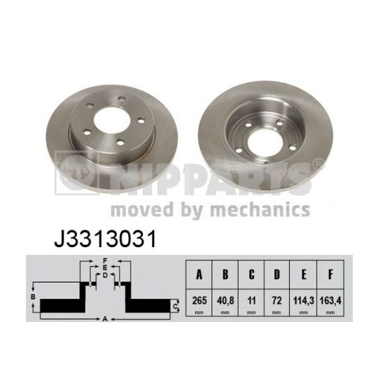 J3313031 - Brake Disc 
