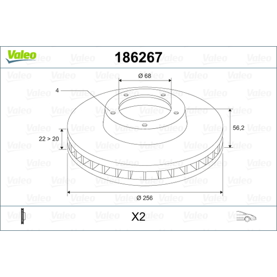 186267 - Brake Disc 