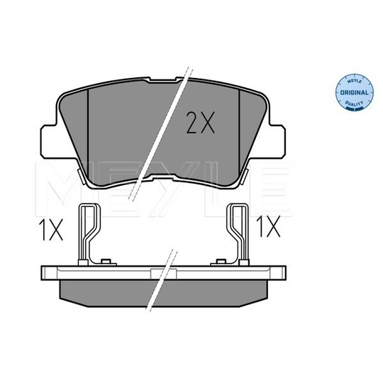 025 249 3415/W - Brake Pad Set, disc brake 