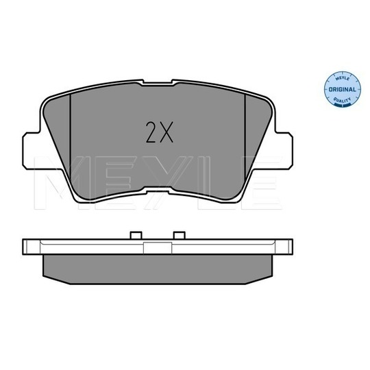 025 249 3415/W - Brake Pad Set, disc brake 