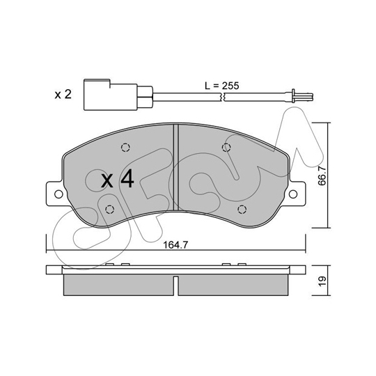 822-680-0 - Brake Pad Set, disc brake 