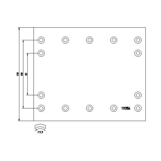 1925602 - Brake Lining Kit, drum brake 