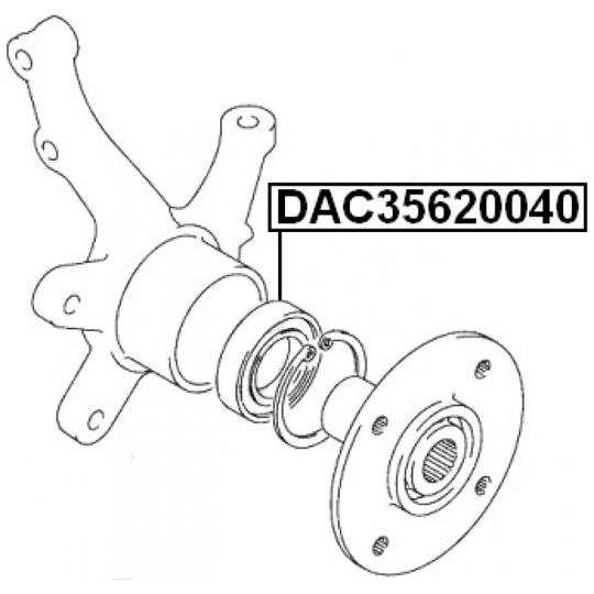 DAC35620040 - Wheel Bearing 