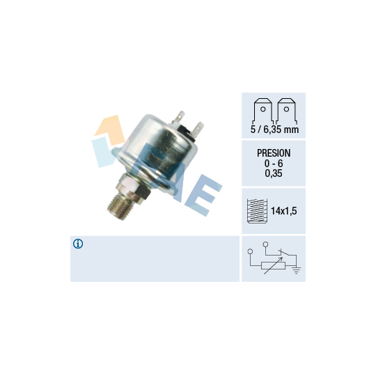 14670 - Sender Unit, oil pressure 