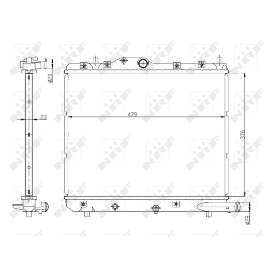 56147 - Radiator, engine cooling 