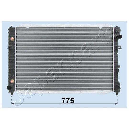 RDA053105 - Radiator, engine cooling 