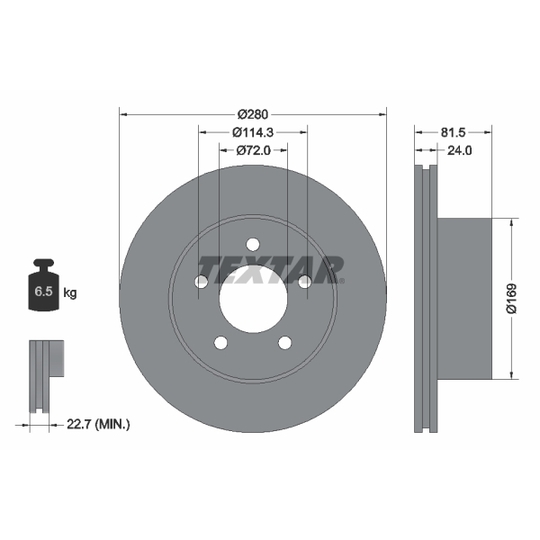 92113500 - Brake Disc 