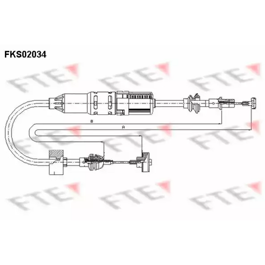 FKS02034 - Clutch Cable 