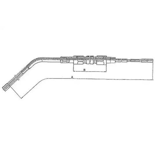 44007600 - Cable, parking brake 