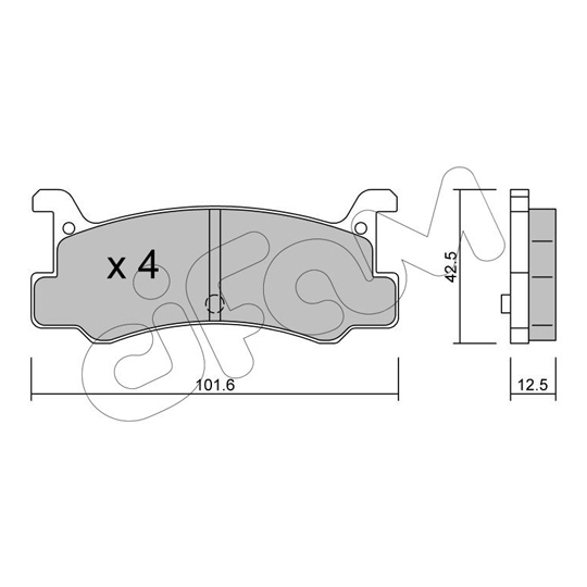 822-389-0 - Brake Pad Set, disc brake 