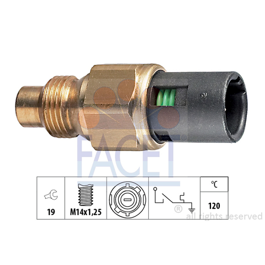 7.4048 - Temperature Switch, coolant warning lamp 