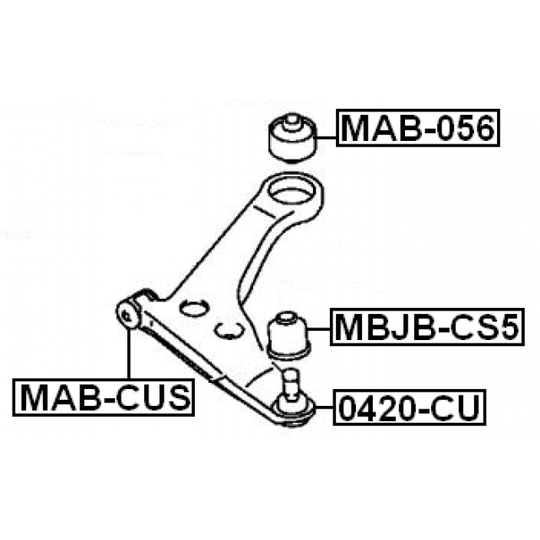 0420-CU - Ball Joint 