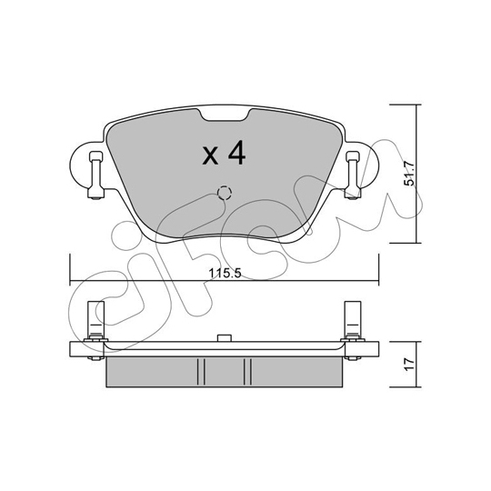 822-319-0 - Brake Pad Set, disc brake 