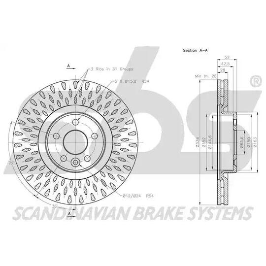 1815204856 - Brake Disc 