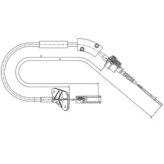 58006000 - Clutch Cable 
