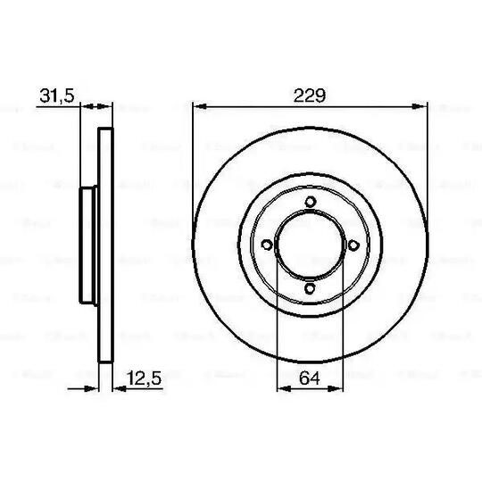 0 986 478 180 - Brake Disc 