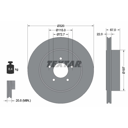 92177203 - Brake Disc 