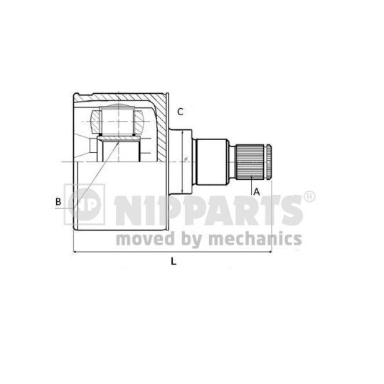 N2837001 - Joint Kit, drive shaft 