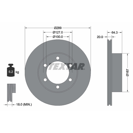 92076300 - Brake Disc 