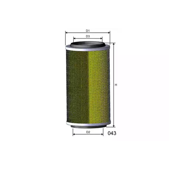 R107 - Air filter 