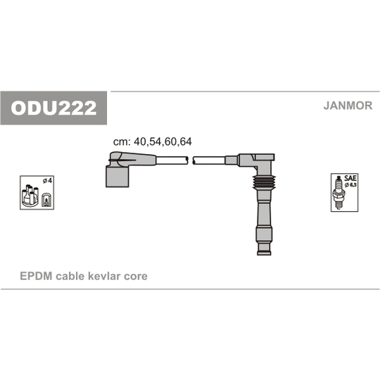 ODU222 - Ignition Cable Kit 