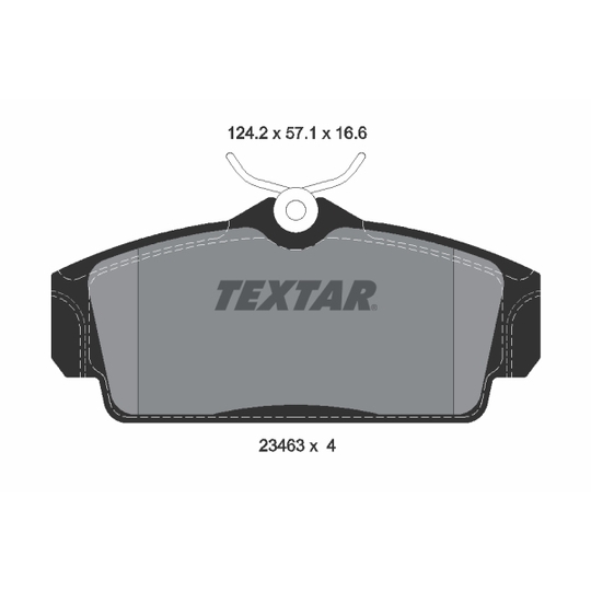 2346302 - Brake Pad Set, disc brake 