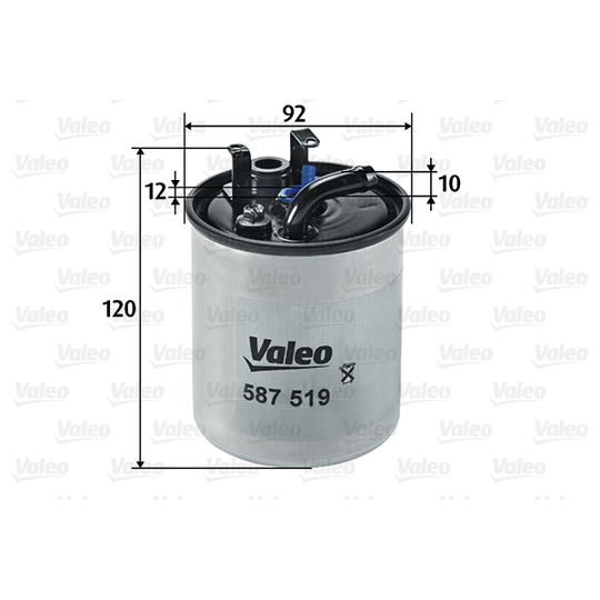 587519 - Fuel filter 