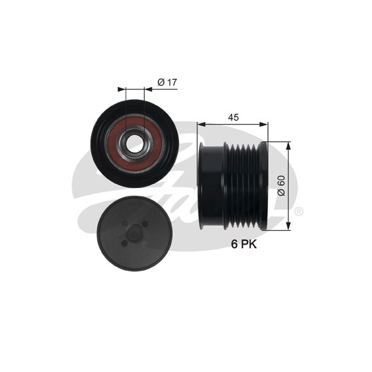 OAP7156 - Alternator Freewheel Clutch 