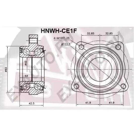 HNWH-CE1F - Wheel hub 