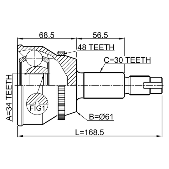 0110-MHU38A48 - Led, drivaxel 