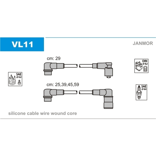 VL11 - Ignition Cable Kit 