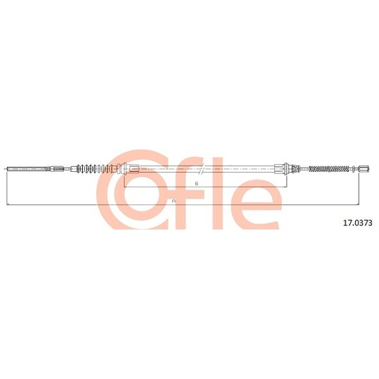 17.0373 - Cable, parking brake 