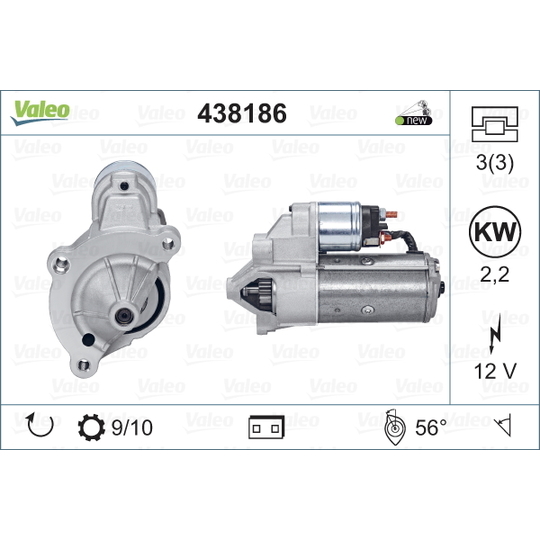 438186 - Startmotor 