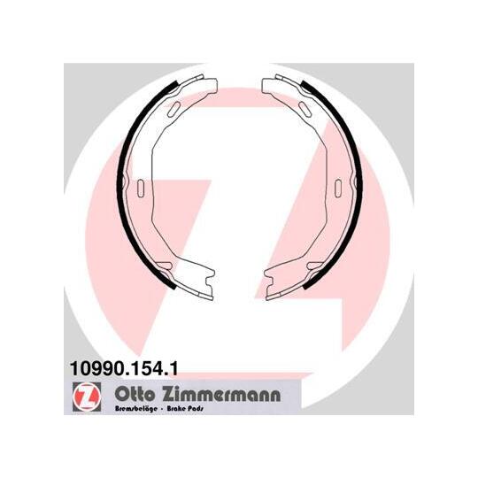 10990.154.1 - Piduriklotside komplekt, seisupidur 