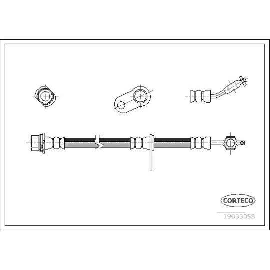 19033058 - Brake Hose 