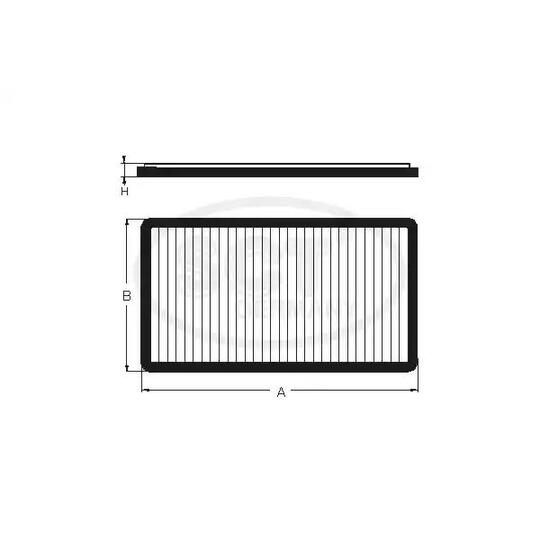 SAK 157 - Filter, interior air 