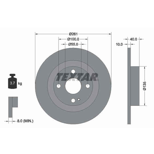 92130200 - Brake Disc 