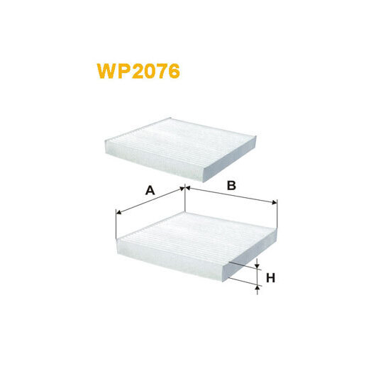 WP2076 - Filter, interior air 