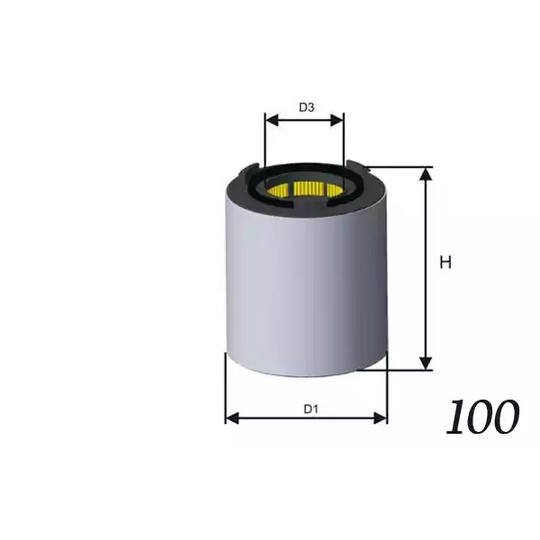 R464 - Air filter 